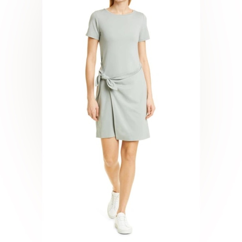 Club Monaco Twansia Sage Shirt Dress Size Small